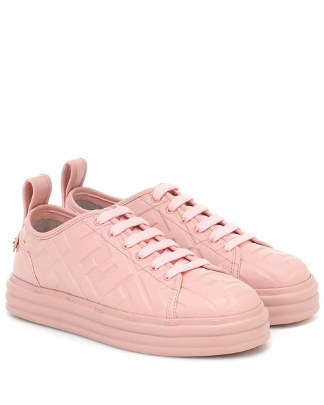 fendi sneaker 2018|fendi pink and grey sneakers.